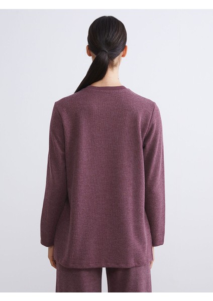 Lcw Yeni Yeni Sezon Büyük Beden Bisiklet Yaka Kadın Sweatshirt Tunik fırsatları