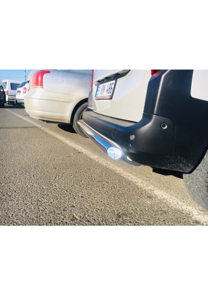 Fıat Doblo 2022+ Arka Tampon Koruma Demiri - Silindirli - 60 - Guard Straıght B