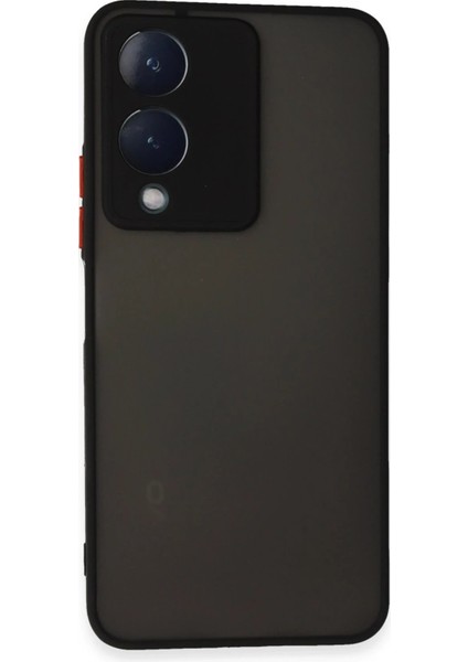 MYT09 Vivo Y17S Kılıf Montreal Silikon Kapak - Siyah