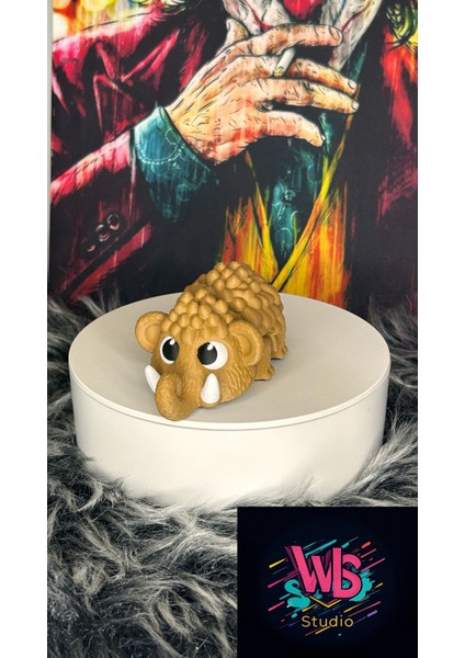 Hareketli Sevimli Mamut Figür | Organik | Yeni Nesil Oyuncak