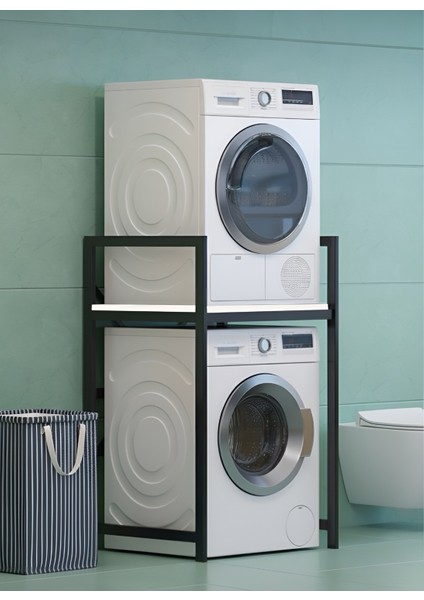 Stacklux Çamaşır Makinası ve Kurutma Makinası Rafı Çamaşır Makinası Üstü Banyo Düzenleyici Rafı fiyatları
