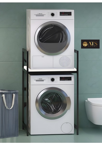 Stacklux Çamaşır Makinası ve Kurutma Makinası Rafı Çamaşır Makinası Üstü Banyo Düzenleyici Rafı fırsatları
