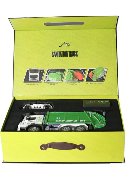 HJ8003-1 Metal Kumandalı Çöp Arabası -Gepettoys modelleri