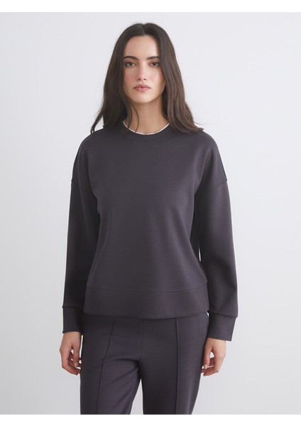 Lcw Yeni Yeni Sezon Bisiklet Yaka Kadın Sweatshirt