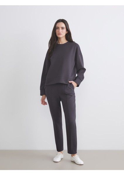 Lcw Yeni Yeni Sezon Bisiklet Yaka Kadın Sweatshirt fiyatları