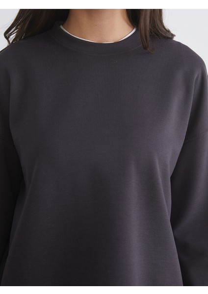 Lcw Yeni Yeni Sezon Bisiklet Yaka Kadın Sweatshirt modelleri