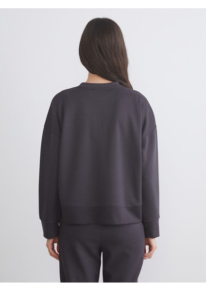 Lcw Yeni Yeni Sezon Bisiklet Yaka Kadın Sweatshirt fırsatları