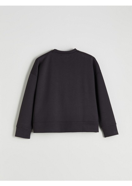 Lcw Yeni Yeni Sezon Bisiklet Yaka Kadın Sweatshirt