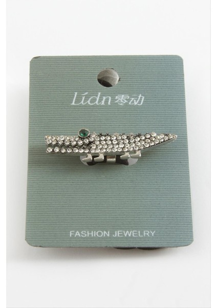 Timsah Taşlı Lastikli Toka