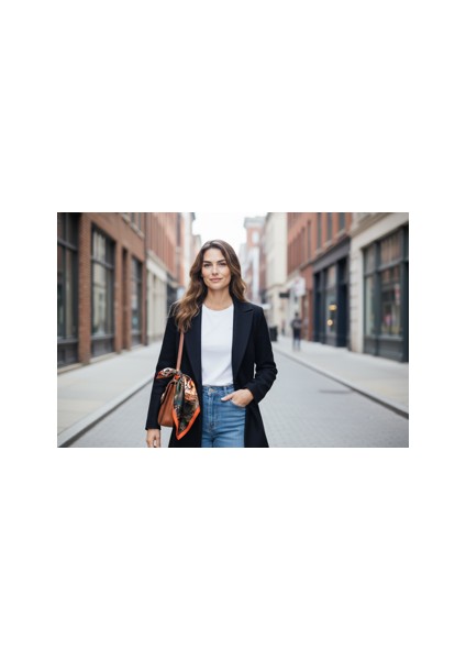 Yılbaşı Desenli Renkli Fular 50 x 50 modelleri