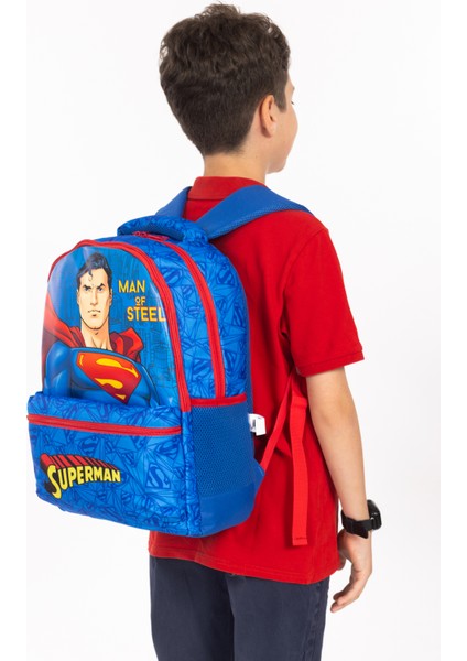 Lisanslı Superman Temalı Ilkokul Çantası modelleri