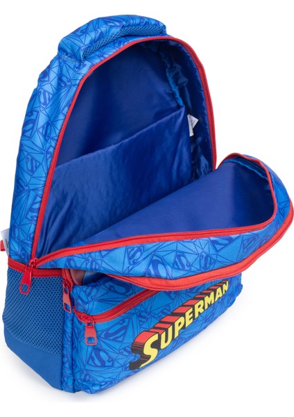Lisanslı Superman Temalı Ilkokul Çantası