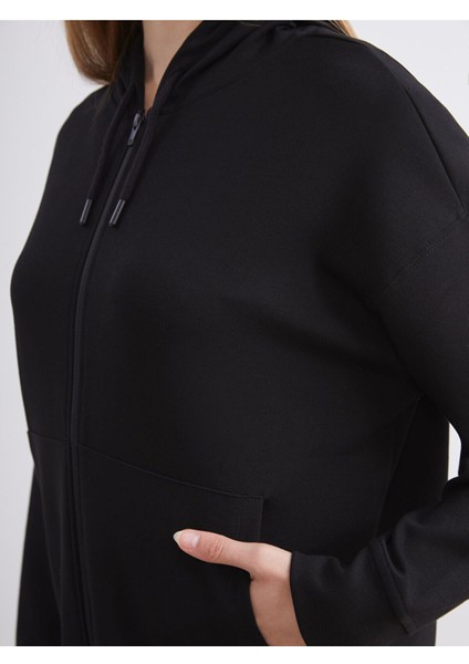 Lcw Yeni Cey Yeni Sezon Kapüşonlu Kadın Fermuarlı Sweatshirt modelleri