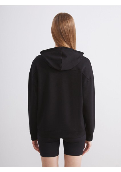 Lcw Yeni Cey Yeni Sezon Kapüşonlu Kadın Fermuarlı Sweatshirt fırsatları