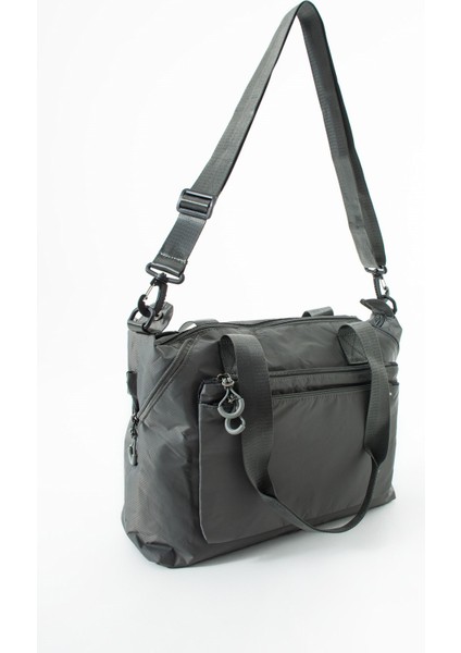 Sanmorris Genişleyebilir Yan Fermuarlı Paraşüt Kumaş Ayarlanabilir Omuz Çantası indirimleri