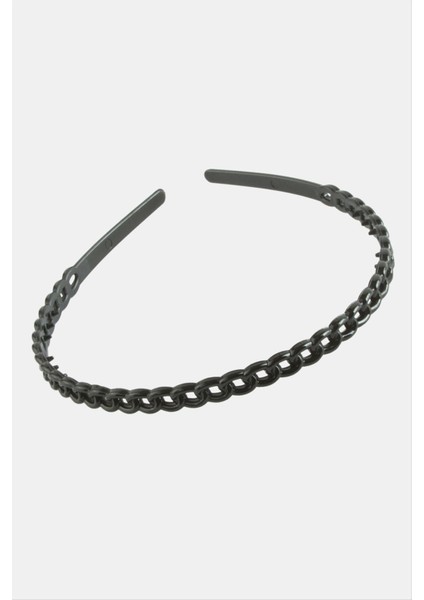 Zincir Desenli Siyah Renkli Taç