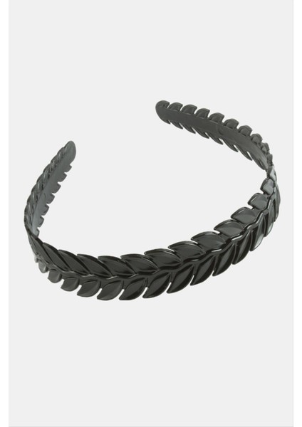 Yaprak Şekilli Siyah Renkli Taç