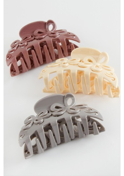 Çiçek Renkli Mandal Toka 10 cm