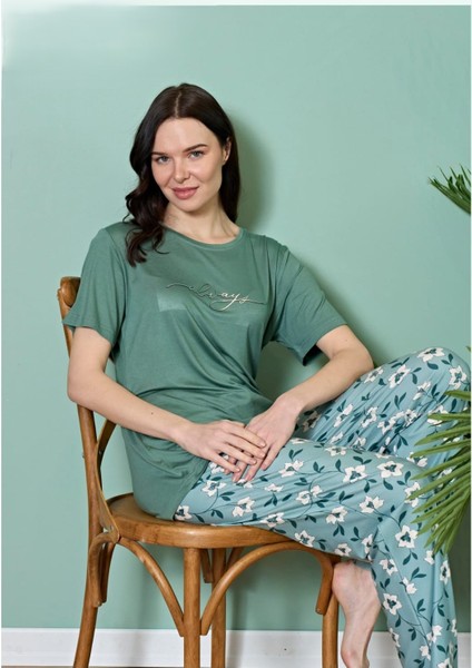 Yeşil Pijama Takım 1875