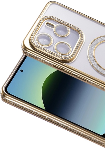 Nrzsnt Newface Xiaomi Redmi Note 14 4g Joke Simli Magneticsafe Kılıf - Gold fiyatları