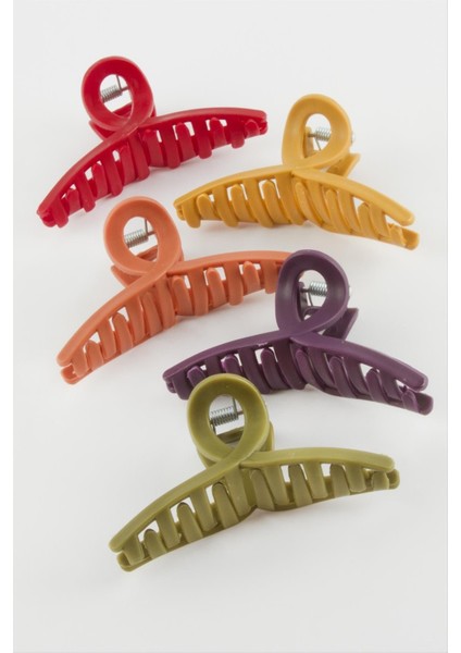 Fiyong Şekilli Renkli Mandal Toka 8 cm modelleri