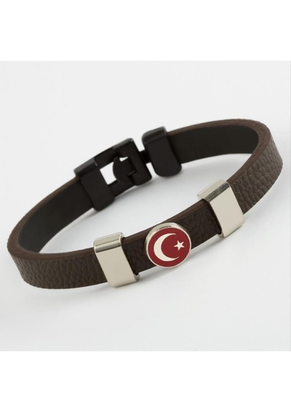 Ay Yıldız Kaliteli Suni Deri Bileklik fiyatları