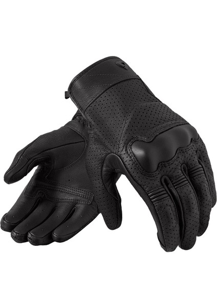 Heights Yazlık Deri Siyah Motosiklet Eldiveni