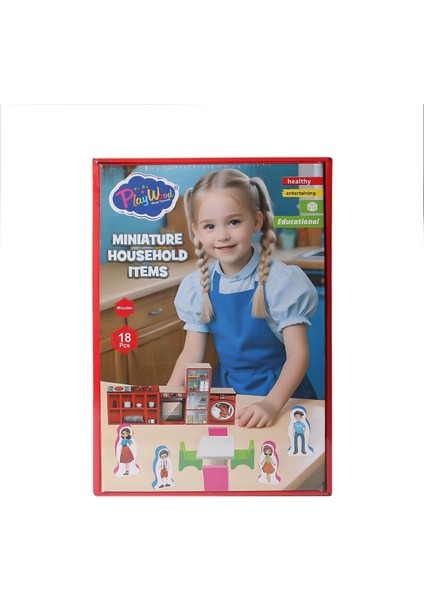 ONY-407 Ahşap Minyatür Ev Eşyaları -Onyıl Oyuncak fiyatları
