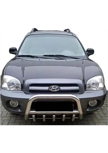 Hyundaı Santa Fe 2000-2005 Ön Koruma- Karterli - Ara Borulu - 60ø- Bream A