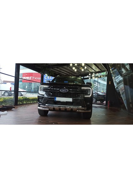 Ranger 2023+ Shark Bıyık - 70 Lik Borudan - Dişli - Chrome - Krom - Paslanmaz Polisajlı fiyatları