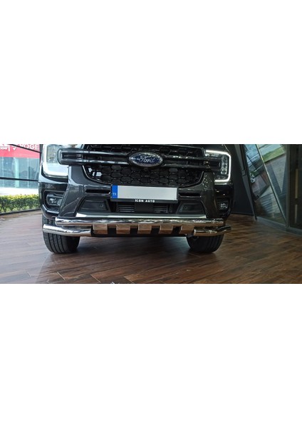 Ranger 2023+ Shark Bıyık - 70 Lik Borudan - Dişli - Chrome - Krom - Paslanmaz Polisajlı modelleri