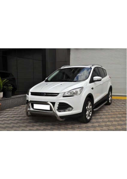 Kuga 2016-2020 Ön Koruma - Kartersiz - Ara Borulu- 60 - Bull Bar - Barred A