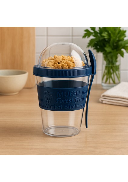 Taken Go Kapaklı Kaşıklı Pratik Taşınabilir Meyveli Yoğurt Kabı fiyatları