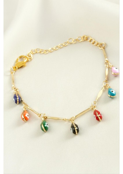 Damla Nazar Boncuk Mineli Bileklik