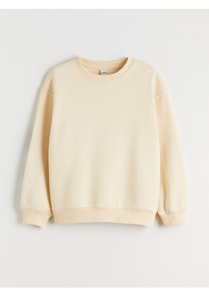 Lcw Yeni Yeni Sezon Bisiklet Yaka Kız Çocuk Sweatshirt fiyatları