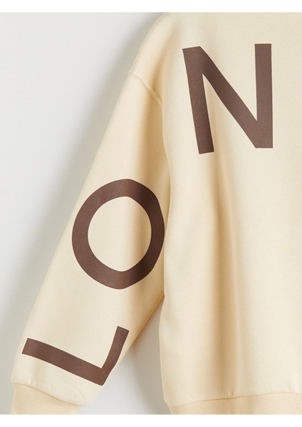 Lcw Yeni Yeni Sezon Bisiklet Yaka Kız Çocuk Sweatshirt fırsatları