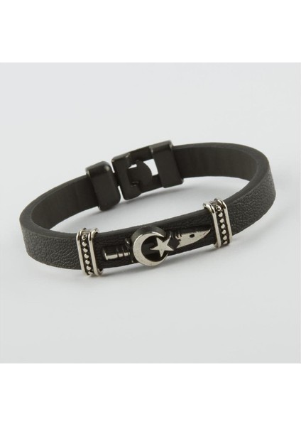 Ay Yıldız Kaliteli Suni Deri Bileklik fiyatları