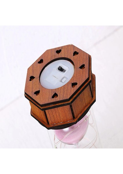 Işikli Dekoratif Ahşap Kum Saati fiyatları