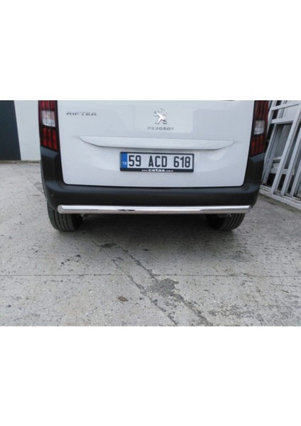 Opel Combo (2019-2025) Arka Tampon Koruma Demiri - Silindirli - 60 - Guard Straıght B