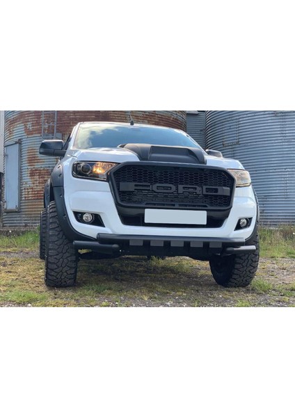 Ranger 2016-2022 Shark Bıyık - 70 Lik Borudan - Dişli - Siyah