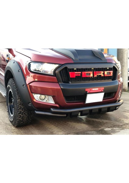 Ranger 2016-2022 Shark Bıyık - 70 Lik Borudan - Dişli - Siyah