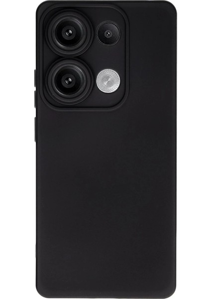 MYT09 Xiaomi Redmi Note 13 Pro 4g Kılıf Nano Içi Kadife Silikon - Siyah
