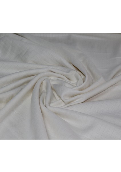 %100 Pamuk Krem Rengi Kareli Müslin Kumaş 100*180 cm Metrelik Müslin Kumaş modelleri