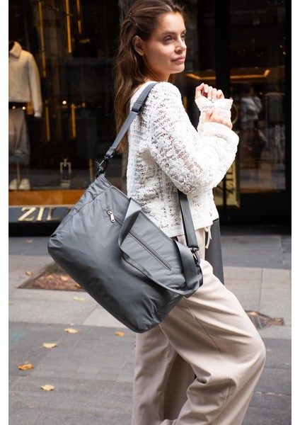 Sanmorris Paraşüt Kumaş Çok Gözlü Hafif Günlük ve Seyahat Omuz Çantası modelleri