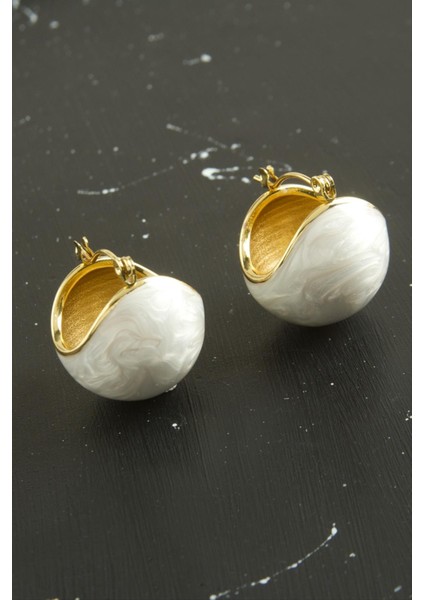 Oval Lüks Çelik Küpe fiyatları