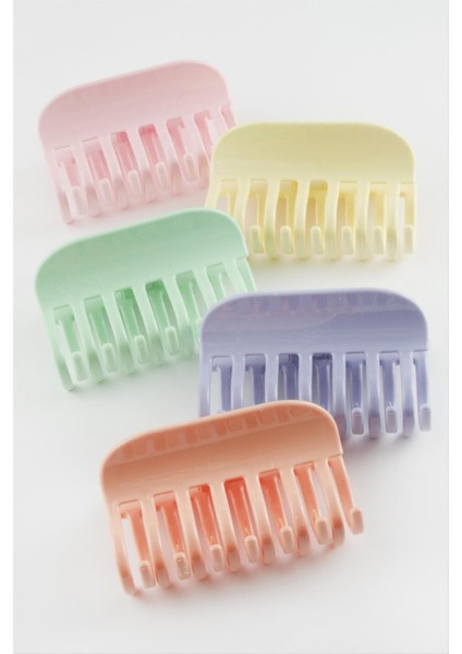 Renkli Düz Mandal Toka 10 cm