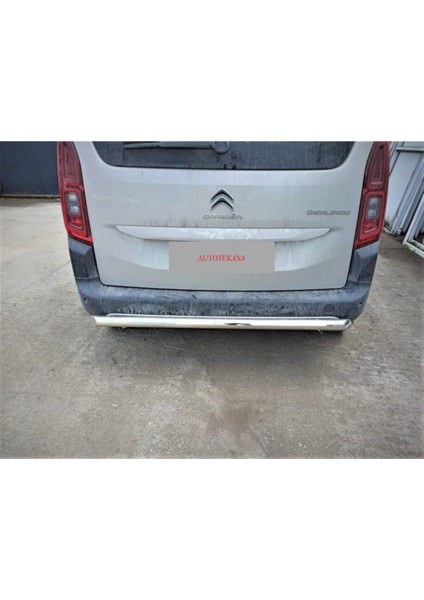 Toyota Proace 2019-2025 Arka Tampon Koruma Demiri - Silindirli - 60 - Guard Straıght B modelleri