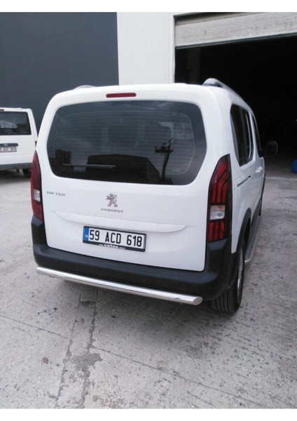 Toyota Proace 2019-2025 Arka Tampon Koruma Demiri - Silindirli - 60 - Guard Straıght B