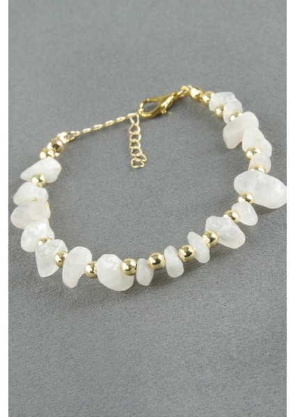 Pembe Kuvars Kırık Doğaltaş Bileklik fiyatları