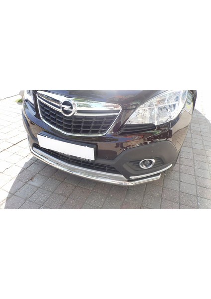 Opel Mokka 2012-2019 Ön Koruma Barı- Bıyık - 60 - Silindirli Bükümlü - Scad C